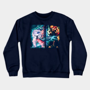 street fighter ryo vs ken gamer gift Crewneck Sweatshirt